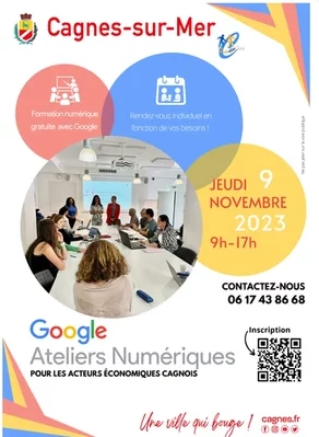 ATELIER GOOGLE NUMERIQUES NOVEMBRE 2023 💻🧠